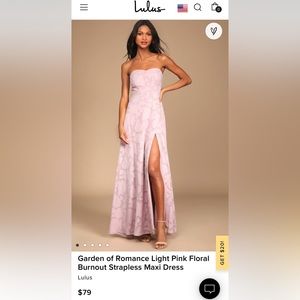 Lulu’s NWT size XS floral long dress